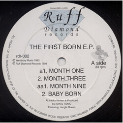 Gin & Tonic The First Born E.P. USED VINYL 12INCH EP TEST PRESSING 33 S RPM