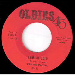 Freda Payne / Vince Castro Band Of Gold / Bong Bong (I Love You Madly) USED VINYL 7INCH 45 RPM SINGLE REISSUE