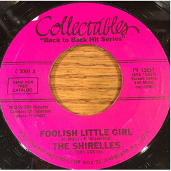 The Shirelles Foolish Little Girl / Baby It's You USED VINYL 7INCH 45 RPM REISSUE STEREO
