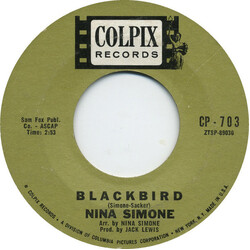 Nina Simone Blackbird / Little Liza Jane USED VINYL 7INCH 45 RPM