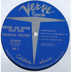 Jonathan Winters Movies Are Better Than Ever Vinyl LP USED