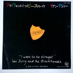 Ian Dury And The Blockheads I Want To Be Straight USED VINYL 7INCH 45 RPM STEREO