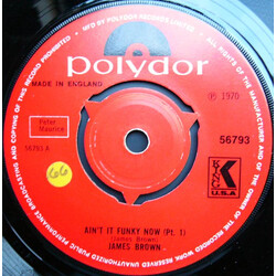 James Brown Ain't It Funky Now VINYL 7" USED