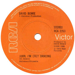 David Bowie John, I'm Only Dancing USED VINYL 7INCH 45 RPM SINGLE REISSUE REPRESS STEREO