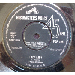 Fats Domino Lazy Lady USED VINYL 7INCH 45 RPM SINGLE