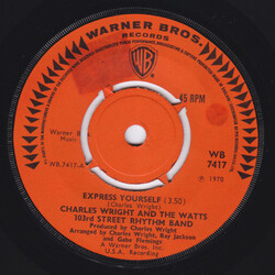 Charles Wright & The Watts 103rd St Rhythm Band Express Yourself USED VINYL 7INCH SINGLE 45 RPM