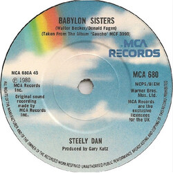 Steely Dan Babylon Sisters USED VINYL 7INCH SINGLE 45 RPM