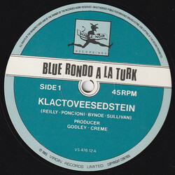 Blue Rondo À La Turk Klacto Vee Sedstein USED VINYL 12INCH 45 RPM SINGLE
