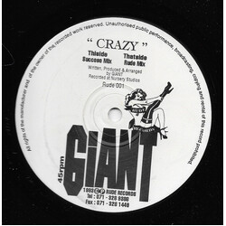Giant Crazy USED VINYL 12INCH 33 S RPM