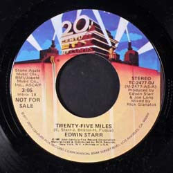 Edwin Starr Twenty-Five Miles (New Ver.) USED VINYL 7INCH 45 RPM PROMO