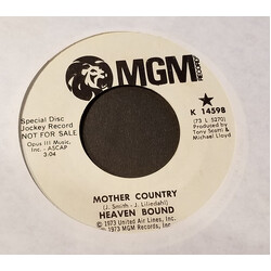 Heaven Bound (2) / Tony Scotti Mother Country / (Everything is) Love and Sunshine USED VINYL 7INCH 45 RPM SINGLE PROMO
