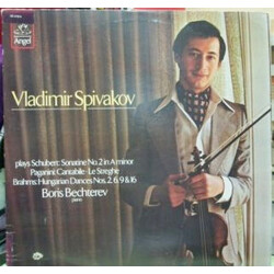 Vladimir Spivakov Vladimir Spivakov Plays Schubert, Paganini And Brahms Vinyl LP USED