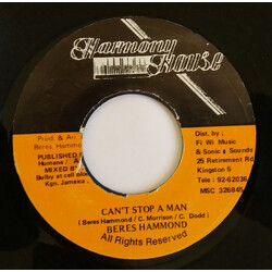Beres Hammond Can't Stop A Man USED VINYL 7INCH 45 RPM