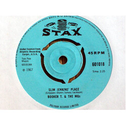 Booker T & The MG's Slim Jenkins' Place USED VINYL 7INCH SINGLE 45 RPM