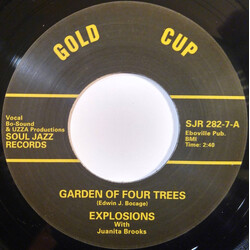 The Explosions / Juanita Brooks Garden Of Four Trees USED VINYL 7INCH 45 RPM SINGLE LIMITED EDITION REISSUE REMASTERED REPRESS