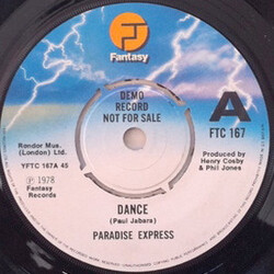 Paradise Express Dance / Poinciana USED VINYL 7INCH 45 RPM SINGLE PROMO