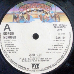 Giorgio Moroder Chase USED VINYL 7INCH 45 RPM SINGLE PROMO