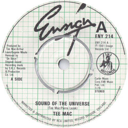 Tee Mac (2) Sound Of The Universe USED VINYL 7INCH SINGLE