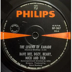 Dave Dee, Dozy, Beaky, Mick & Tich The Legend Of Xanadu USED VINYL 7INCH 45 RPM SINGLE REPRESS