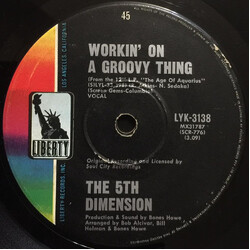The Fifth Dimension Workin' On A Groovy Thing / Broken Wing Bird USED VINYL 7INCH SINGLE