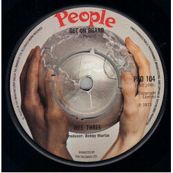 Wee Three Get On Board USED VINYL 7INCH 45 RPM SINGLE