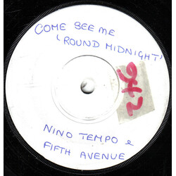 Nino Tempo & 5th Ave. Sax Come See Me 'Round Midnight' USED VINYL 7INCH 45 RPM WHITE LABEL