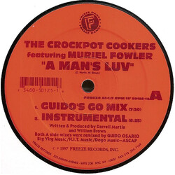 The Crockpot Cookers / Muriel Fowler A Man's Luv USED VINYL 12INCH 33 S RPM