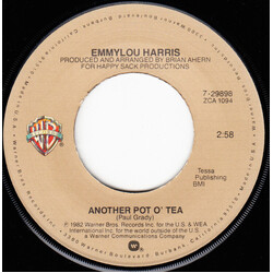 Emmylou Harris Another Pot O' Tea / (Lost His Love) On Our Last Date USED VINYL 7INCH SINGLE 45 RPM
