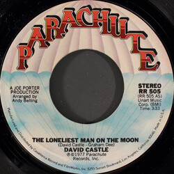 David Castle The Loneliest Man On The Moon USED VINYL 7INCH 45 RPM