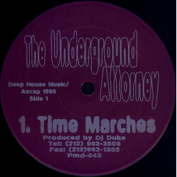 Underground Attorney Time Marches USED VINYL 12INCH 33 S RPM