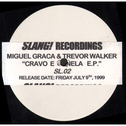 Miguel Graca & Trevor Walker Cravo E Canela E.P. USED VINYL 12INCH 33 S RPM WHITE LABEL