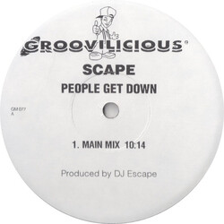 DJ Escape People Get Down USED VINYL 12INCH PROMO