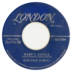 Winifred Atwell Hamp's Boogie Vinyl 7" USED