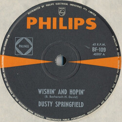 Dusty Springfield Wishin' And Hopin' USED VINYL 7INCH SINGLE 45 RPM