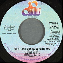 Barry White What Am I Gonna Do With You USED VINYL 7INCH 45 RPM SINGLE STYRENE STEREO