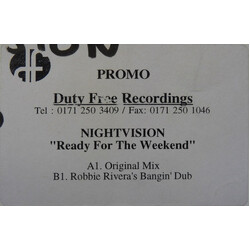 Nightvision Ready For The Weekend VINYL 12" USED