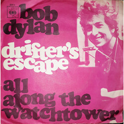Bob Dylan Drifter's Escape / All Along The Watchtower USED VINYL 7INCH SINGLE 45 RPM MONO