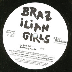 Brazilian Girls Last Call (Remix) USED VINYL 12INCH PROMO 33 S RPM