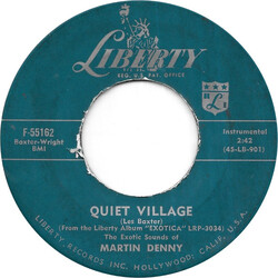 Martin Denny Quiet Village / Llama Serenade USED VINYL 7INCH 45 RPM SINGLE