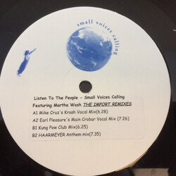 Small Voices Calling / Martha Wash Listen To The People (The Import Remixes) USED VINYL 12INCH