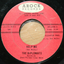 The Diplomats (2) / Chet "Poison" Ivey Band Help Me / Hey Mr. Taxi Driver USED VINYL 7INCH 45 RPM STYRENE