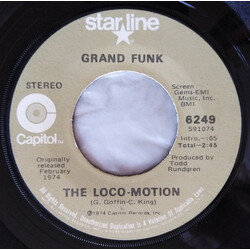 Grand Funk Railroad The Loco-Motion / Shinin' On USED VINYL 7INCH 45 RPM STEREO