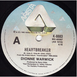 Dionne Warwick Heartbreaker USED VINYL 7INCH 45 RPM SINGLE
