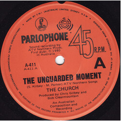 The Church The Unguarded Moment USED VINYL 7INCH 45 RPM SINGLE