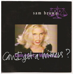 Sam Brown Can I Get A Witness USED VINYL 7INCH 45 RPM SINGLE LIMITED EDITION