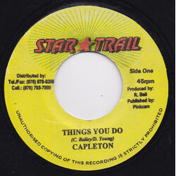 Capleton Things You Do Vinyl 7" USED