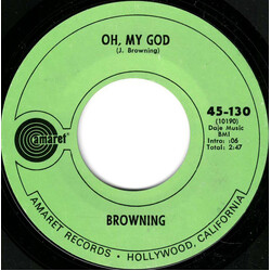 Browning Oh, My God / It's Funny How It Happens USED VINYL 7INCH 45 RPM SINGLE