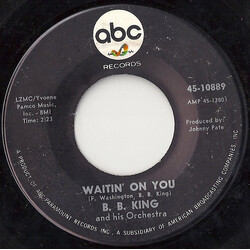 B.B. King Waitin' On You USED VINYL 7INCH 45 RPM