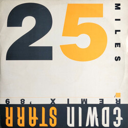 Edwin Starr Twenty Five Miles (Remix '89) VINYL 12" USED