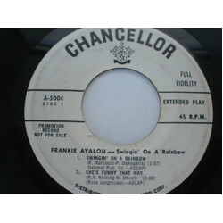 Frankie Avalon Swingin' On A Rainbow USED VINYL 7INCH 45 RPM EP PROMO